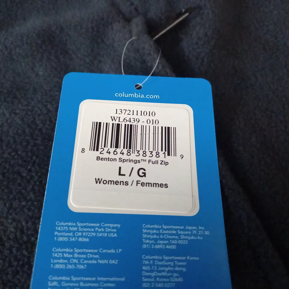 COLUMBIA BENTON SPRING FULL ZIP FLEECE - L
