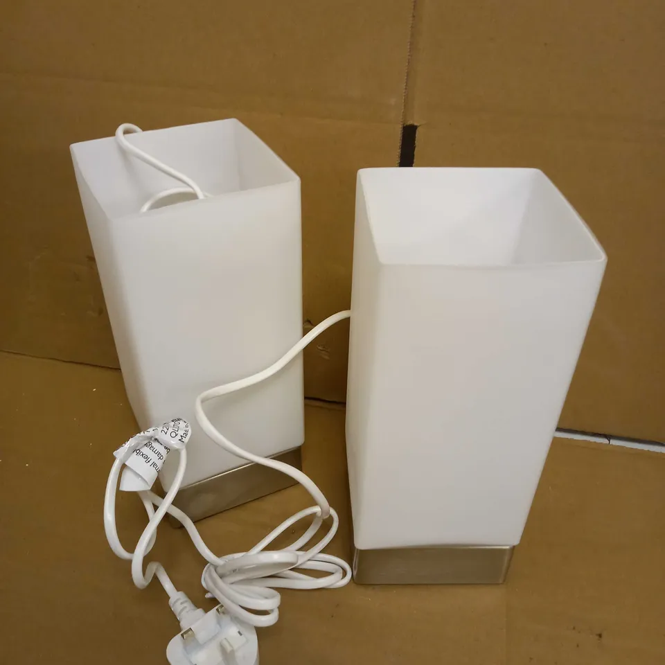 JOHN LEWIS MITCH TOUCH LAMP - SET OF 2