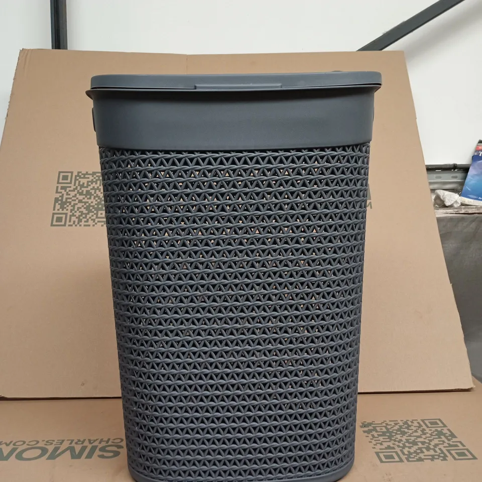 ANTHRACITE 60L LAUNDRY BASKET