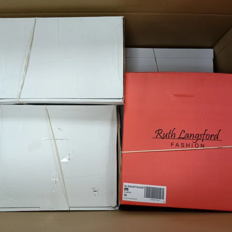 APPROXIMATELY 10 ASSORTED BOXED PAIRS OF SHOES IN VARIOUS SIZES, STYLES & COLOURS TO INCLUDE BRANDS SUCH AS BEN DE LISI, RUTH LANGSFORD, RIEKER, ETC
