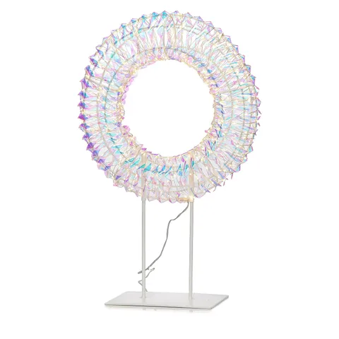 HOME REFLECTIONS IRIDESCENT PRE-LIT WIRE SHAPES WITH 8 LIGHT FUNCTIONS