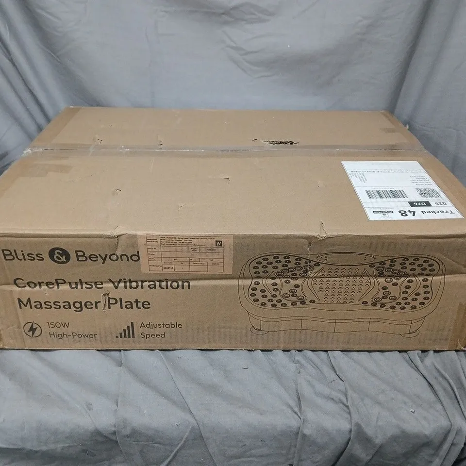 BOXED BLISS & BEYOND COREPULSE VIBRATION MASSAGER PLATE
