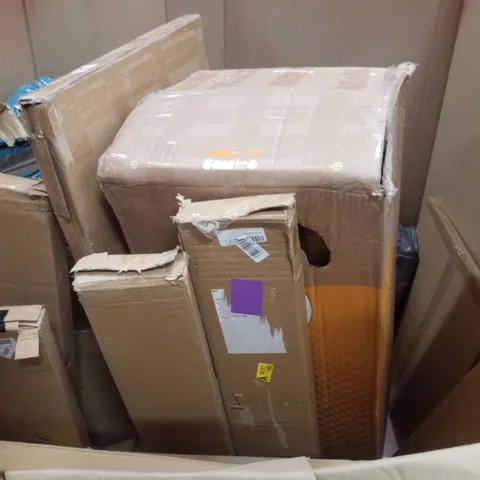 PALLET CONTAINING ASSORTED PRODUCTS INCLUDING WALL MOUNTED DRYING RACKS, PICTURE FRAME FOR POSTERS & FOLDING CAMPING BED