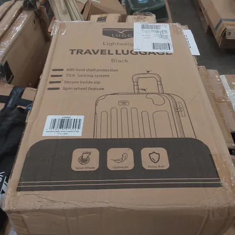 BOXED LUGG LIGHTWEIGHT TRAVEL SUITCASE