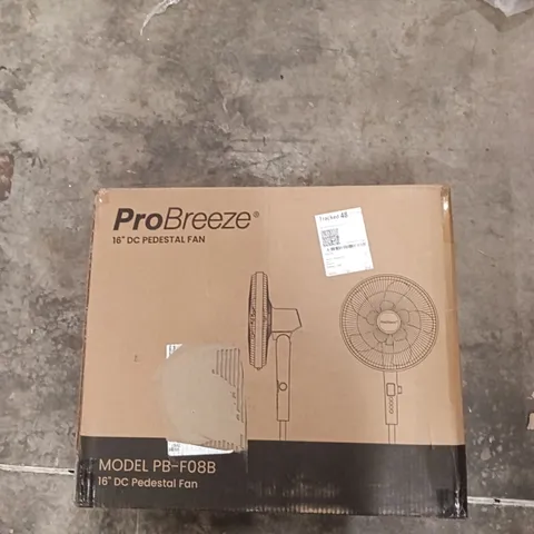 BOXED DC PEDESTAL FAN