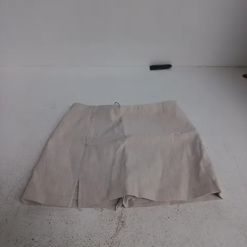 BERSHKA BEIGE SKORT β (EU XS) β MADE IN MOROCCO