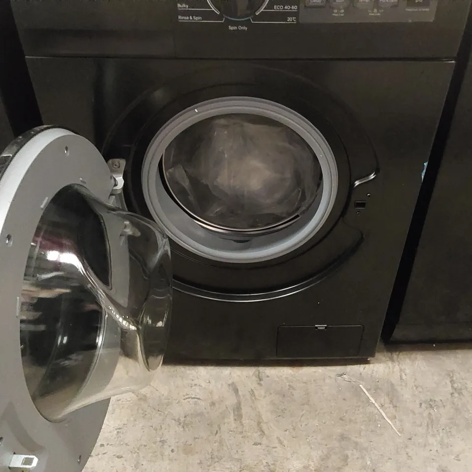SWAN SW75130B 9KG LOAD, 1400 SPIN FREESTANDING WASHING MACHINE - BLACK
