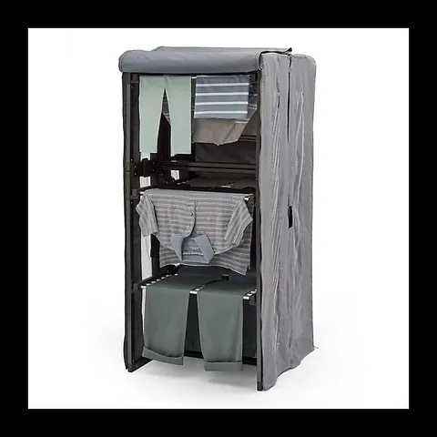 BOXED DRY:SOON 53359 TRI:MODE 3-TIER HEATED HUB 22.5M OF DRYING SPACE & TIMER GREY