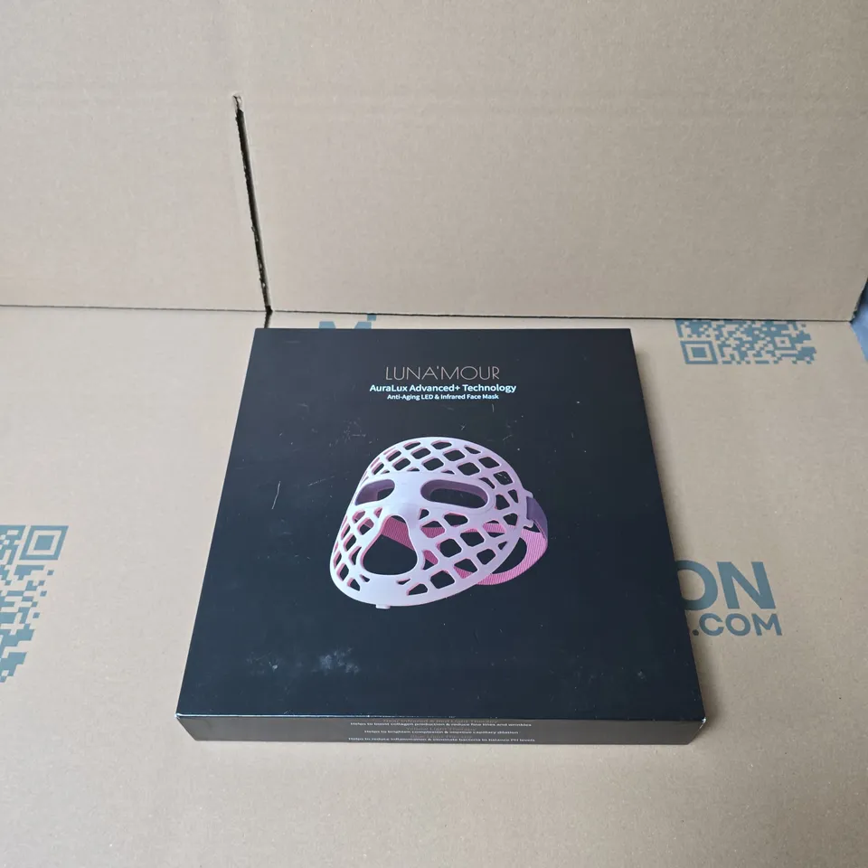 LUNA'MOUR AURALUX ADVANCED TECHNOLOGY ANTI-AGEING LED & INFRARED FACE MASK – BOXED