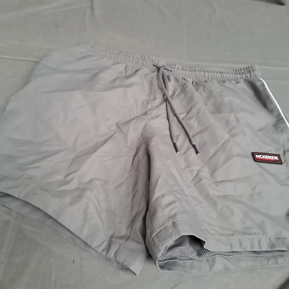 MCKENZIE GREY SWIM SHORTS SIZE M