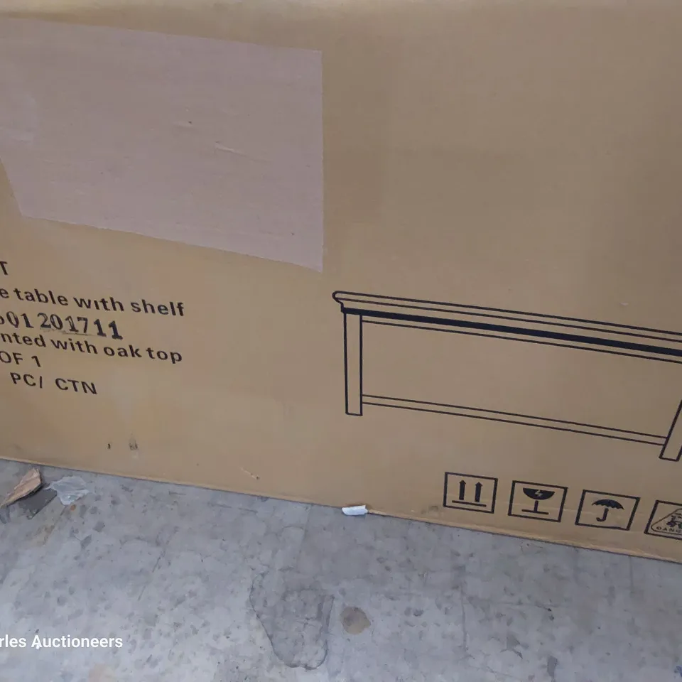 BOXED DESIGNER COFFEE TABLE WITH SHELF 