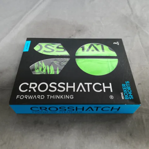 CROSSHATCH BOXER SHORTS – 2 PACK - XL