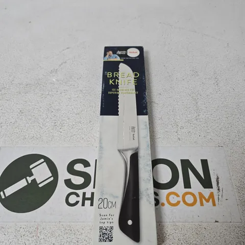 JAMIE OLIVER BREAD KNIFE, 20CM BLADE – IN RETAIL PACKAGING