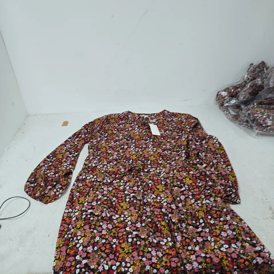 MUDFLOWER WOMEN'S FLORAL PRINT DRESS – UK 16 (EU 44, US 12)