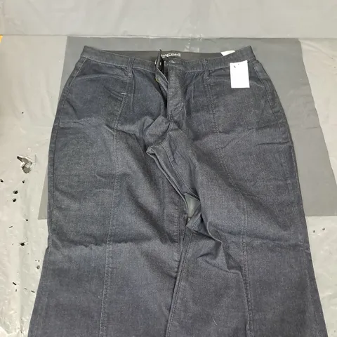 MARLAWYNNE DENIM SEAMED FLARED LEG JEAN - 22