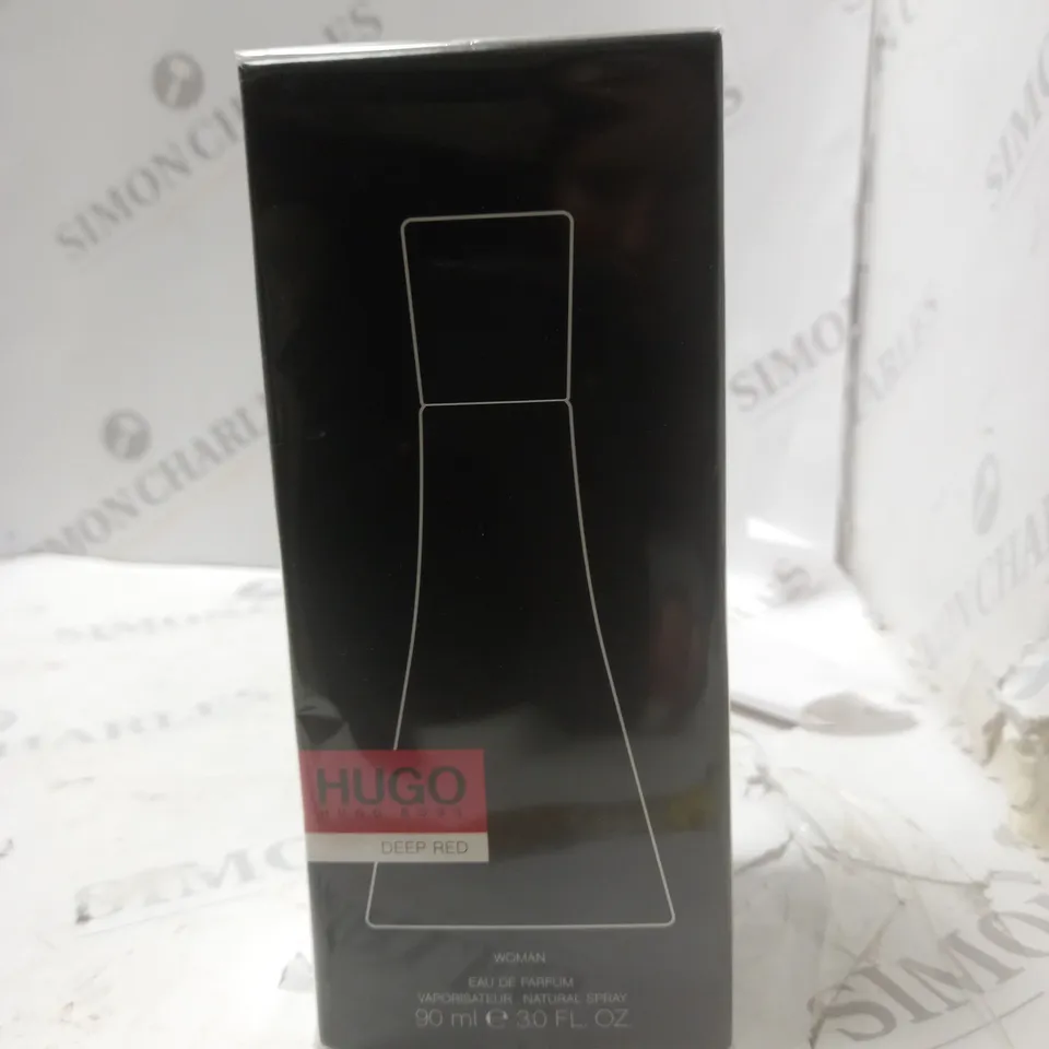 BOXED AND SEALED HUGO BOSS DEEP RED EAU DE PARFUM 90ML