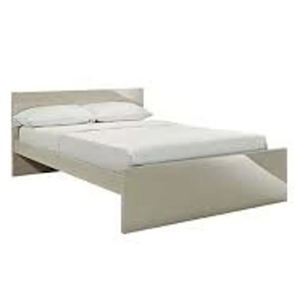 BOXED LPD LIMITED PURO KINGSIZE BED IN CREAM (2 BOXES)