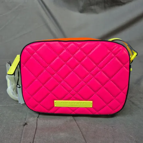 KURT GEIGER LONDON QUILTED CROSSBODY BAG – MULTI COLOURED 