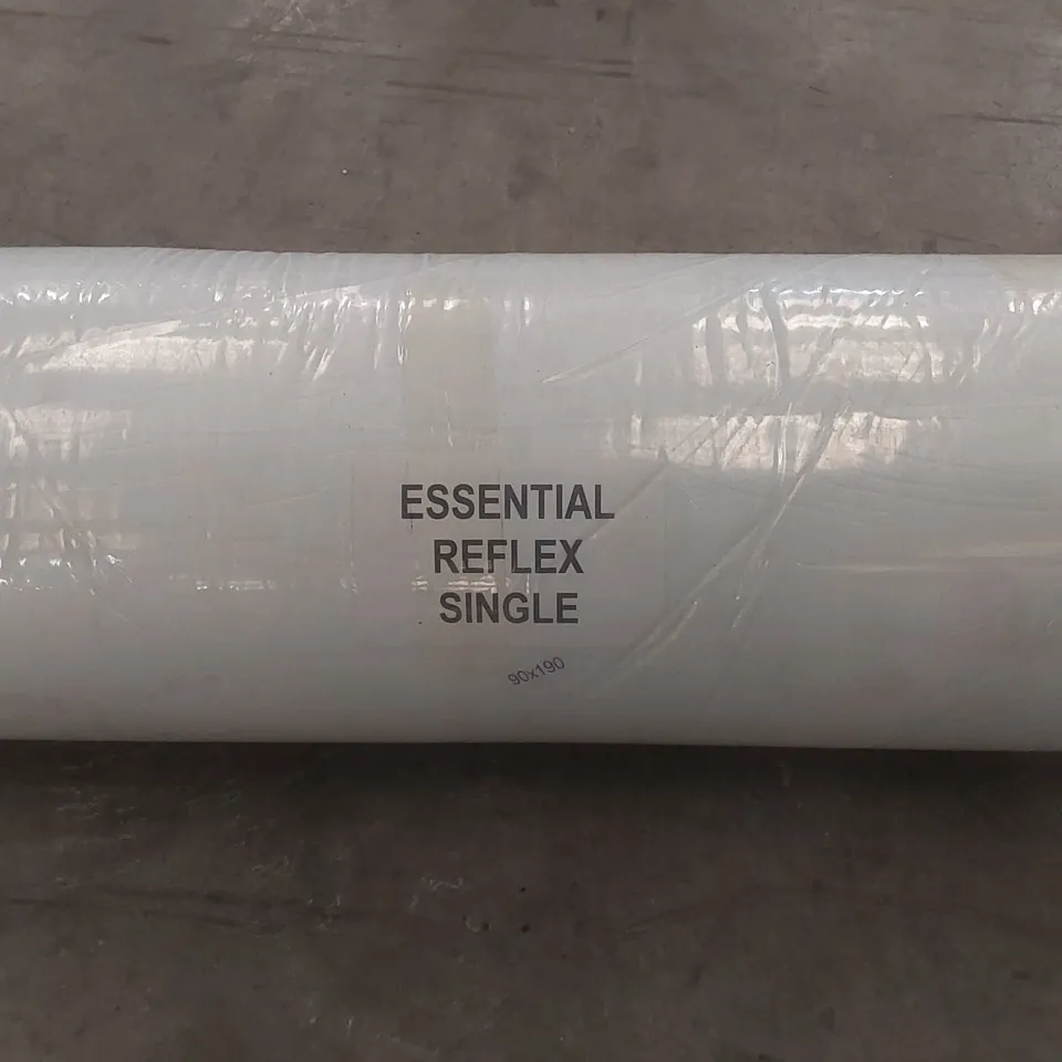 BRAND NEW BAGGED AND ROLLED ESSENTIAL REFLEX MATTRESS - 3FT SINGLE