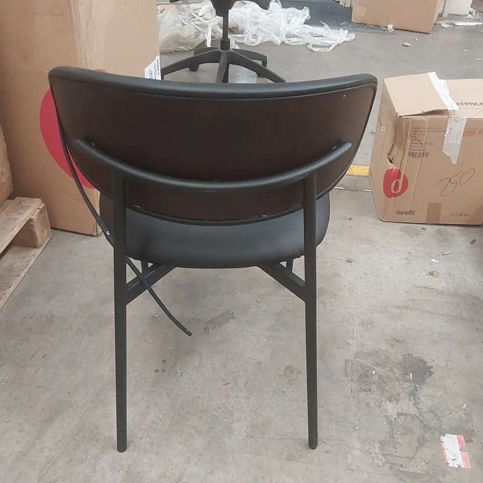 BOXED DANETTI FAUX LEATHER DINING CHAIR