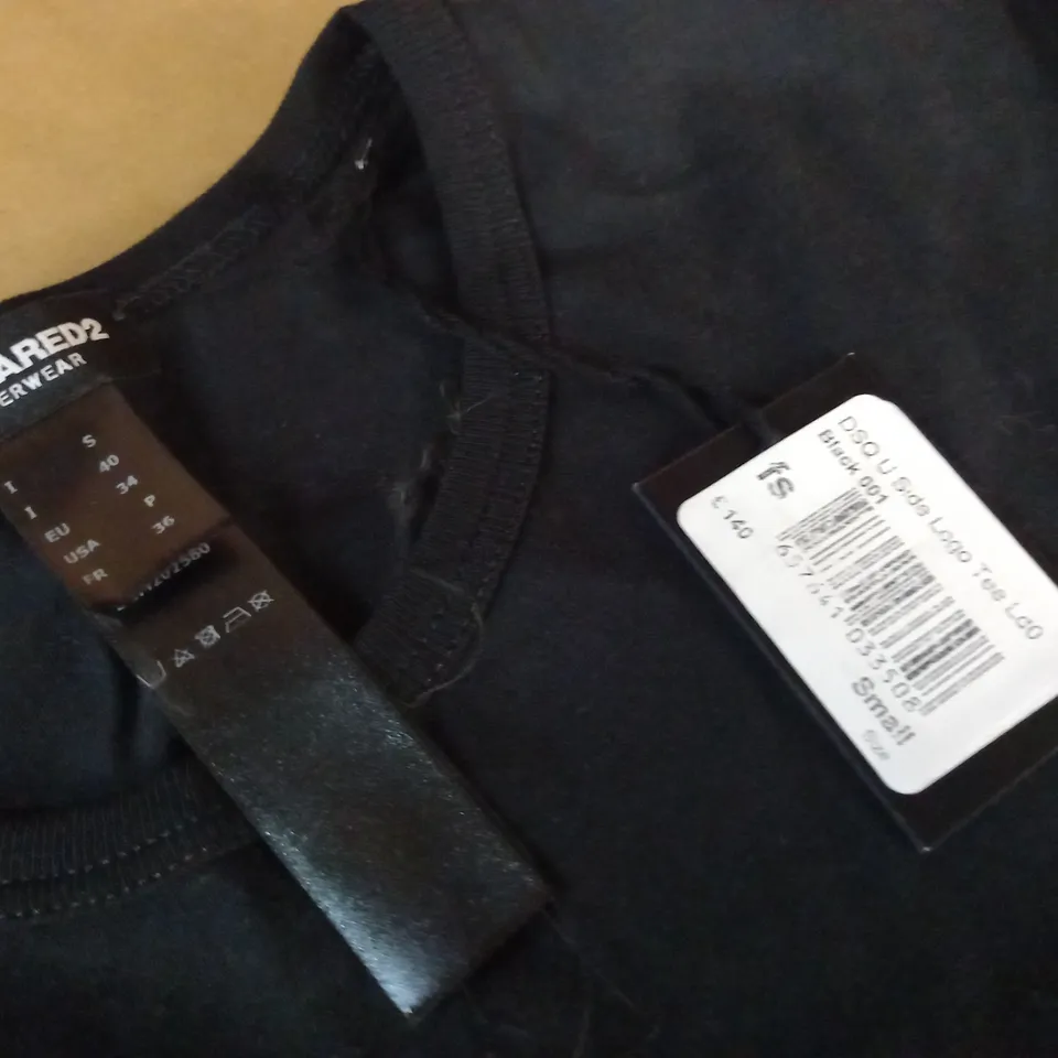 DSQUARED2 UNDERWEAR SIDE LOGO TEE - SMALL