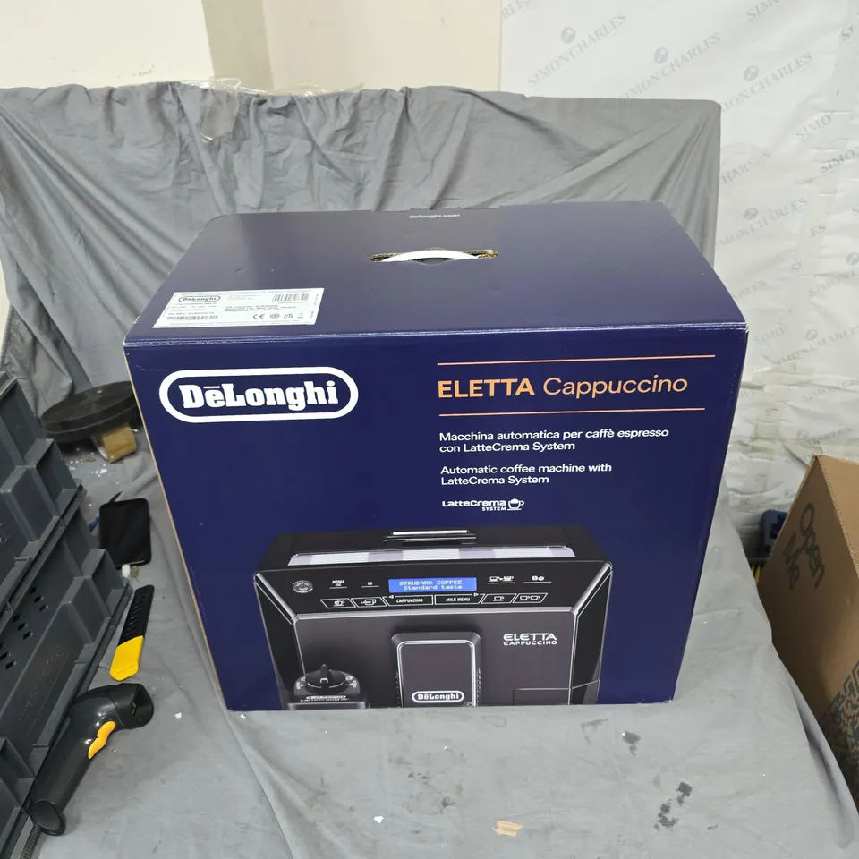 DELONGHI ELETTA CAPPUCCINO, AUTOMATIC BEAN TO CUP COFFEE MACHINE