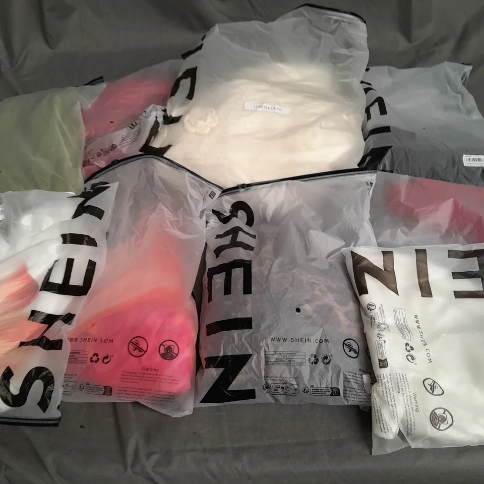 LOT OF APPROXIMATELY 20 ASSORTED BAGGED SHEIN CLOTHING ITEMS - VARIOUS SIZES