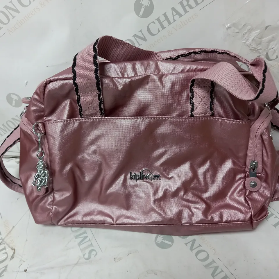 KIPLING CANDIS PREMIUM SHOULDER BAG WITH POUCH PINK