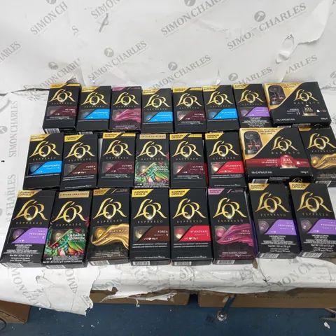 L'OR ESPRESSO CAPSULES OF VARIED FLAVOURS - DECAFFEINATOR, ULTIMO, AND INDIA ETC.
