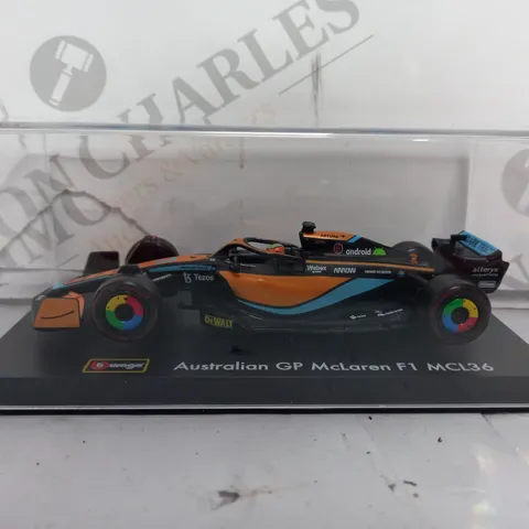 BOXED BURAGO MCLAREN F1 TEAM AUSTRALIAN GRAN PRIX -DR3 DANIEL RICCIARDO