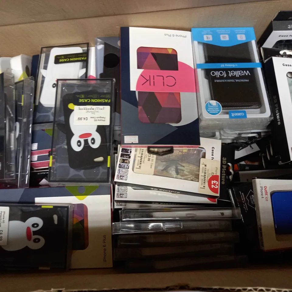 LOT OF APPROXIMATELY 50 ASSORTED PHONE CASES