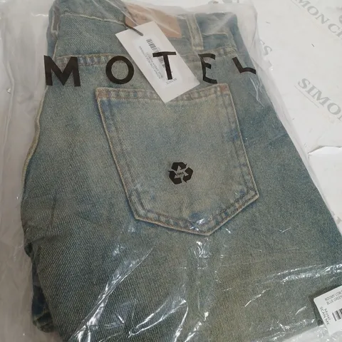 MOTEL ROOMY LOW RISE EXTREME BLUE/GREEN W24 L32