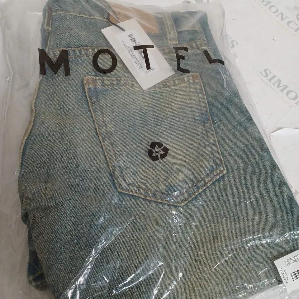 MOTEL ROOMY LOW RISE EXTREME BLUE/GREEN W24 L32 