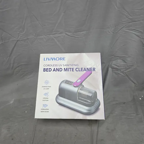 LIVMORE CORDLESS UV SANITISING BED & MITE CLEANER – BOXED