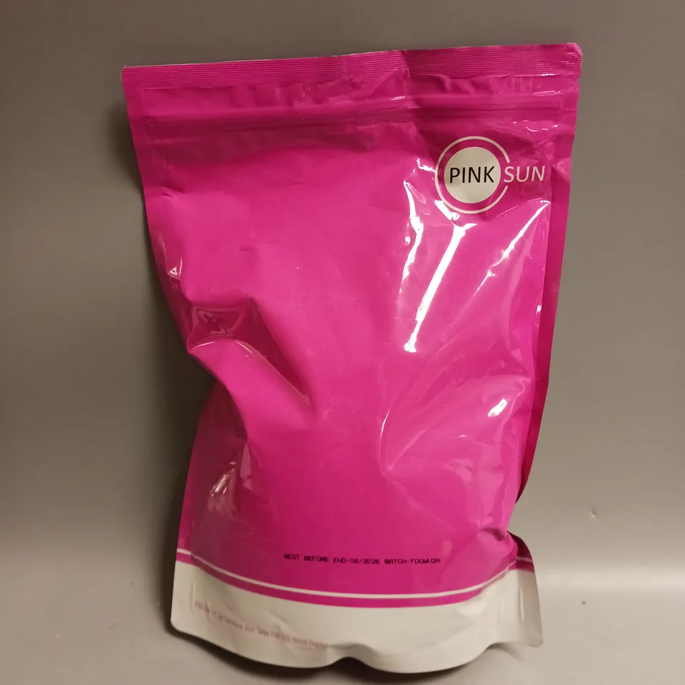 SEALED PINKSUN ORGANIC WHEY PROTEIN CONCENTRATE IN CREAMY VANILLA FLAVOUR 1KG