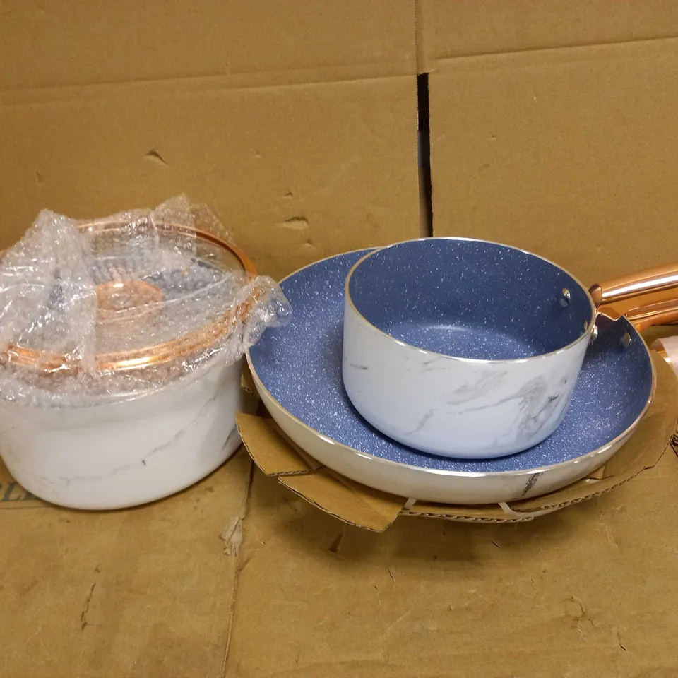 TOWER LINEAR INDUCTION FRYING PAN AND SAUCEPAN SET