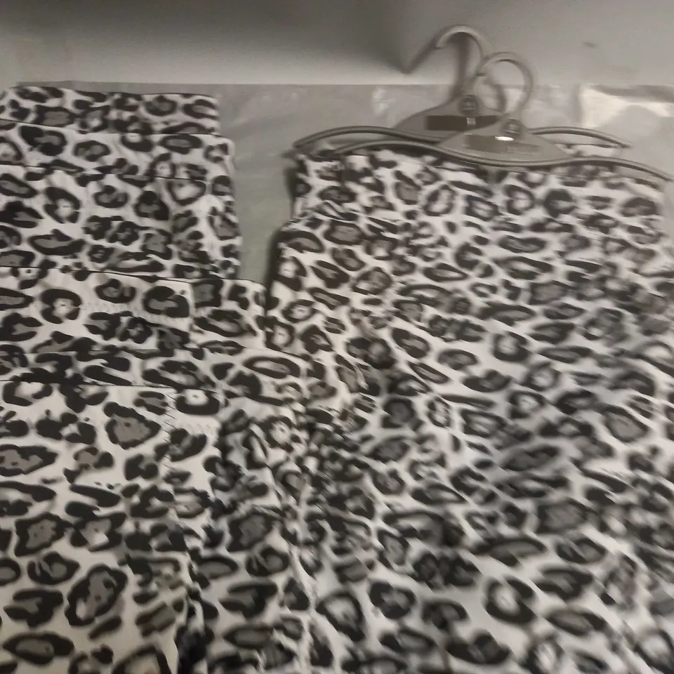 lot of 7 ann summers grey monochrome animal print bodycon skirts - various sizes