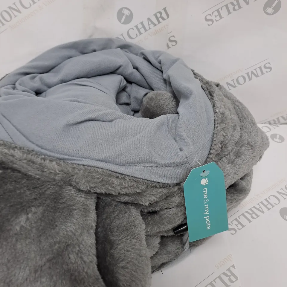 PETS POP UP SOFT GREY PLAY TUNNEL BED