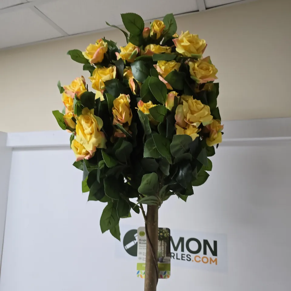 REGENT'S ROSE ARTIFICIAL TOPIARY TREE – 120 CM TALL