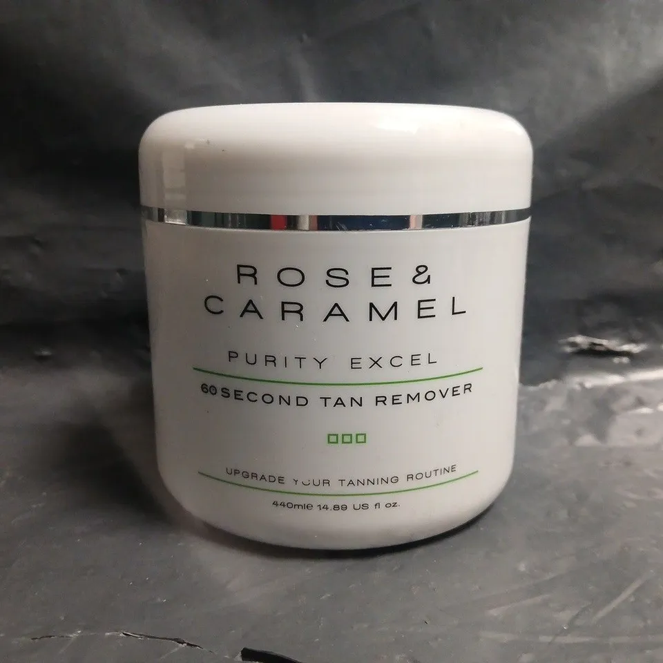 ROSE & CARAMEL PURITY EXCEL 60 SECOND TAN REMOVER (440ML)