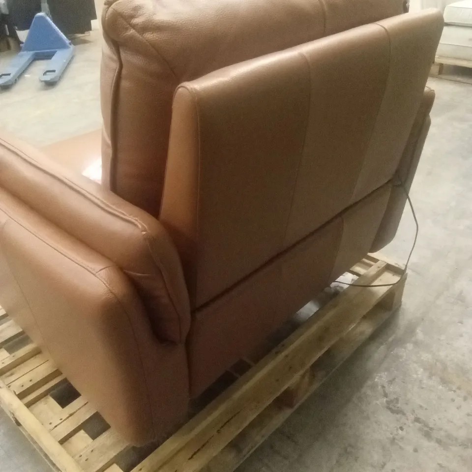 QUALITY DESIGNER ITALIAN MADE BOLZANO POWER RECLINER LEATHER ARMCHAIR