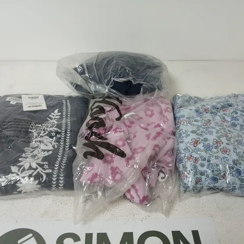 LARGE BOX OF ASSORTED WOMENS CLOTHING IN VARIOUS COLORS , SIZES AND STYLES