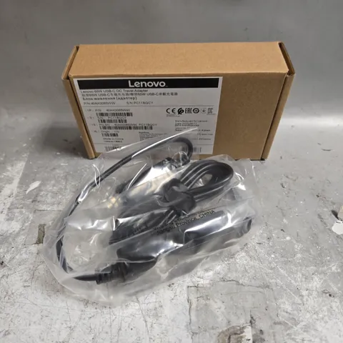 APPROXIMATELY 20 BOXED LENOVO 65W USB-C DC TRAVEL ADAPTERS