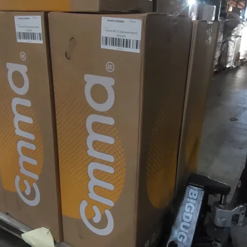 BRAND NEW BOXED EMMA UK V2 DIAMOND HYBRID 150 x 200CM KING SIZE MATTRESS 