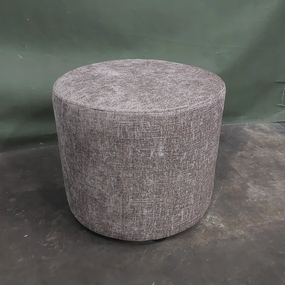 DESIGNER OSLO FABRIC UPHOLSTERED FOOTSTOOL 