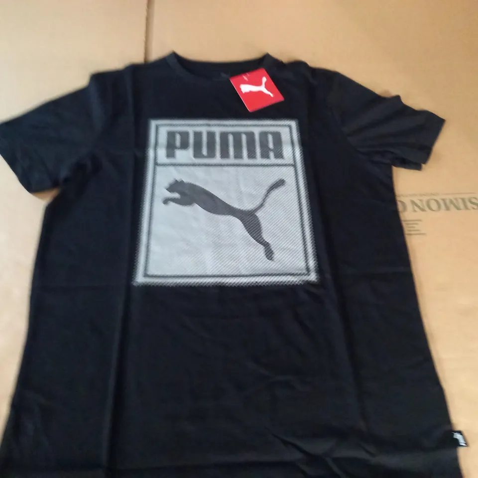 PUMA BLACK T-SHIRT - 13 (XL)