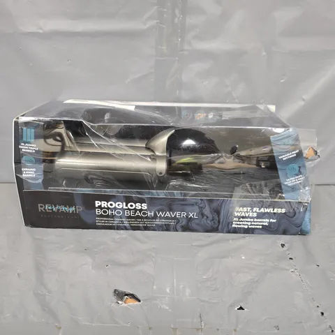 BOXED REVAMP PROGLOSS BOHO BEACH WAVER XL (WV-2500-GB)