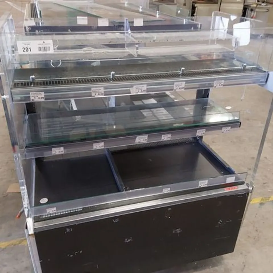 ARNEG DAYTONA MULTI PLEX LOW LINE REFRIGERATED DISPLAY ISLAND COMPRISING 3 SECTIONS