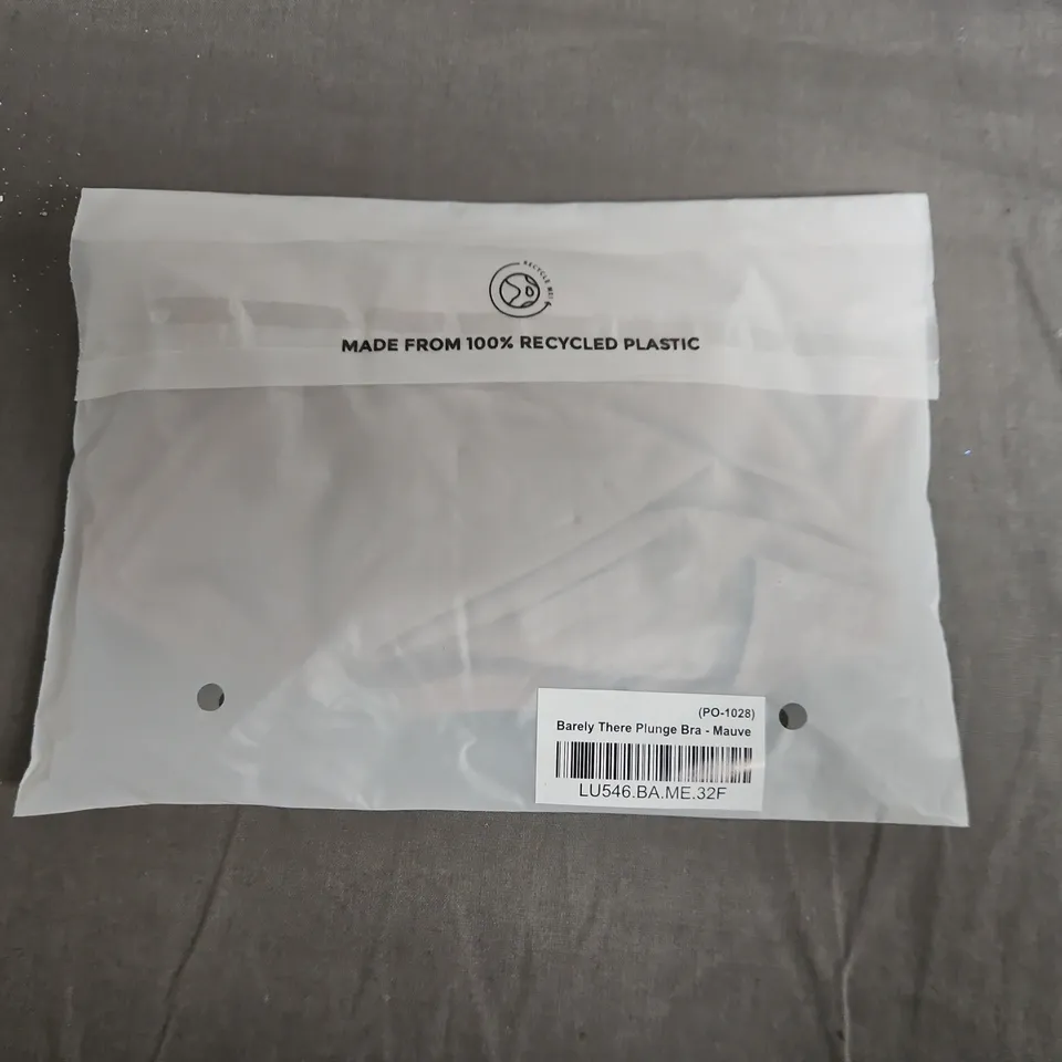 LOUNGE BARELY THERE PLUNGE BRA – MAUVE (WOMENS UNDERWEAR)