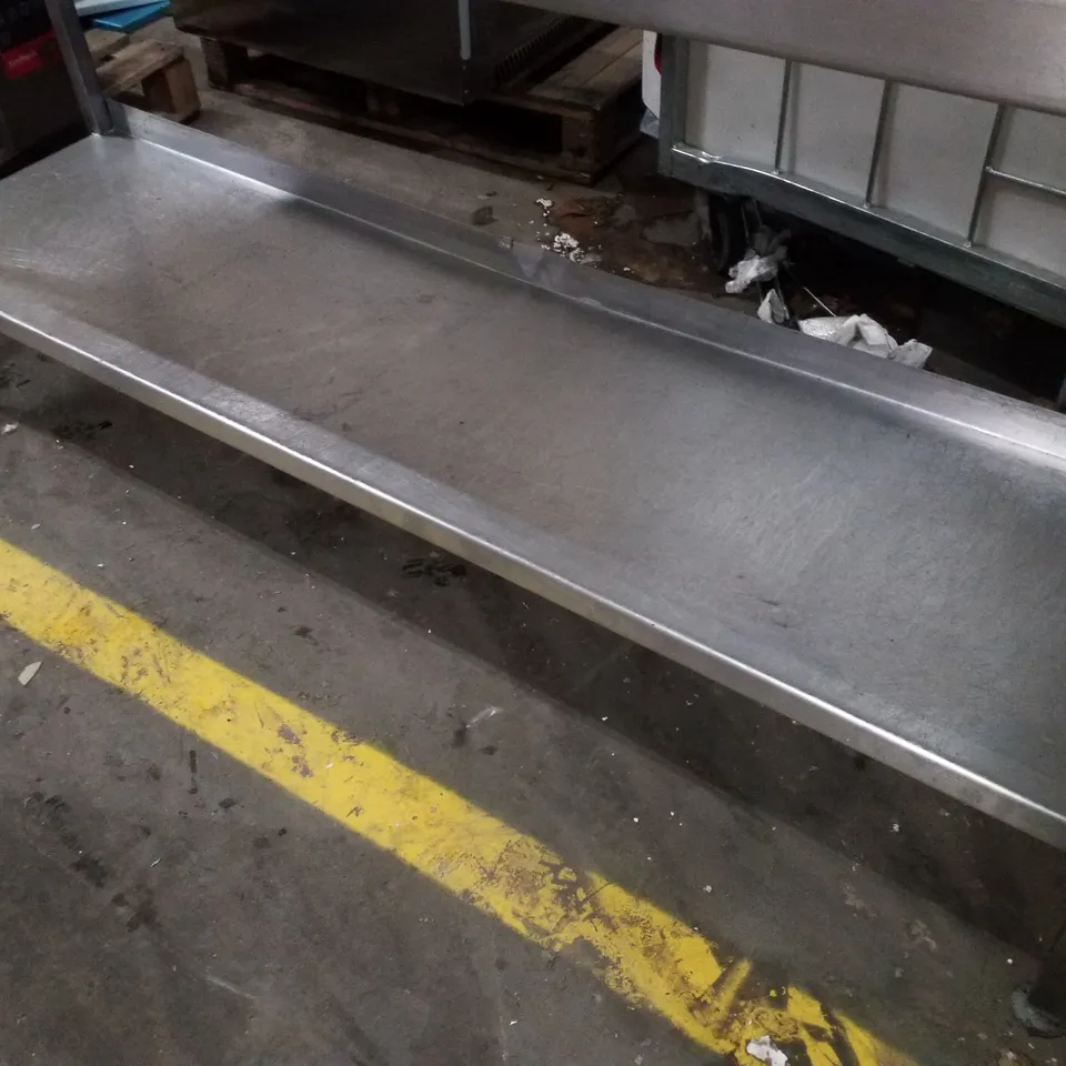 TWO-TIER STAINLESS STEEL WORK TABLE